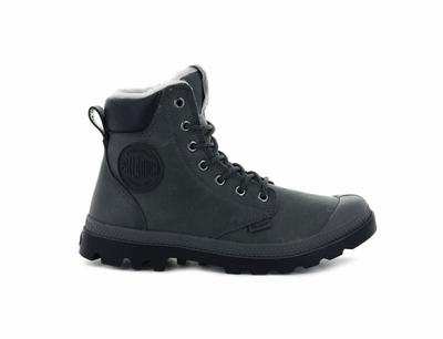 Botas Palladium PAMPA SPORT CUFF WPS Hombre Gris Oscuro | Costa Rica-67018